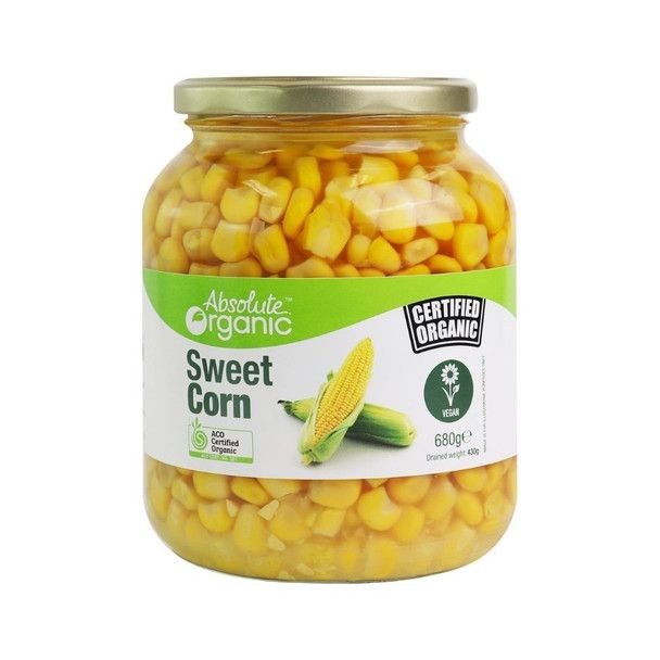 Organic Sweet Corn 680g | Absolute Organic