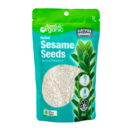 Hulled Sesame Seeds 150g Absolute Organic