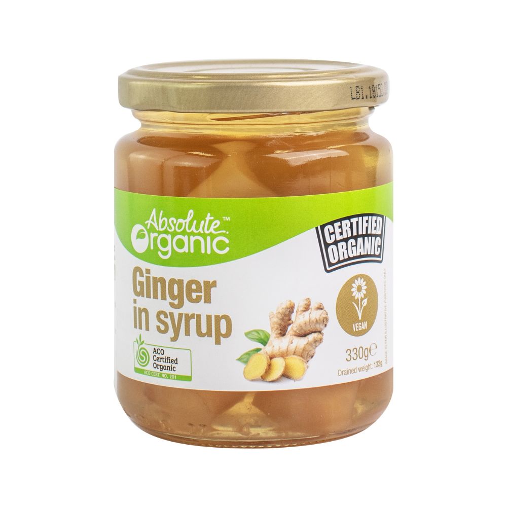 Organic Ginger in Syrup 330g