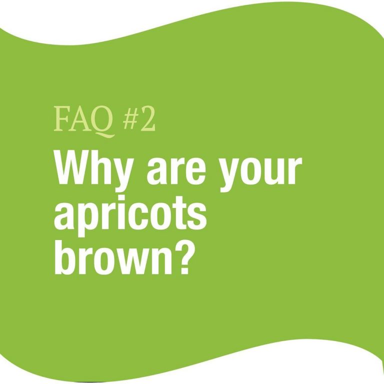 Why are our apricots brown?